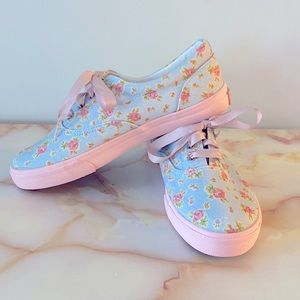 Ralph Lauren Polo Canvas Floral Sneakers